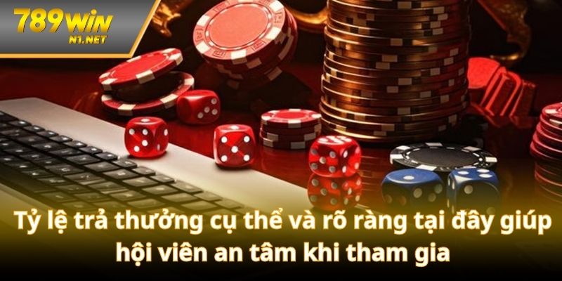 Tỷ lệ trả thưởng cụ thể và rõ ràng